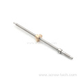 Tr6x1 Stainless Steel Lead Screw With Brass Nut